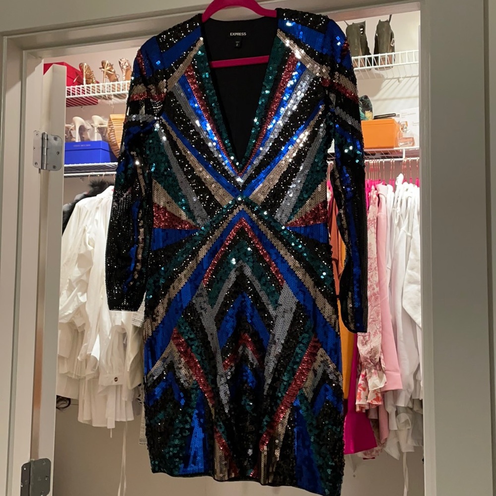 Sparkly Express dress!